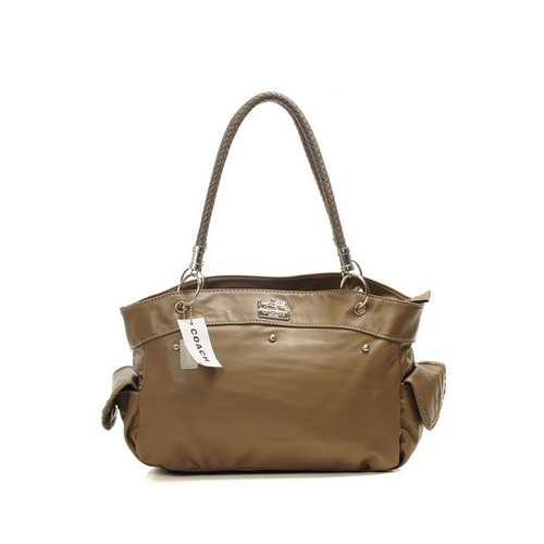 Coach Stud City Medium Brown Totes DIR